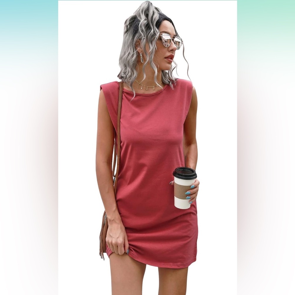 Romwe Casual Summer Sleeveless Dress